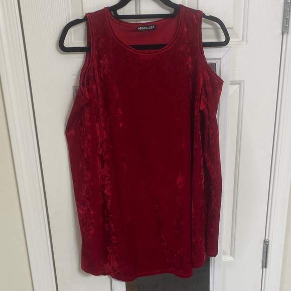Like New - Heimish USA Cold Shoulder Top (M) - Picture 1 of 7